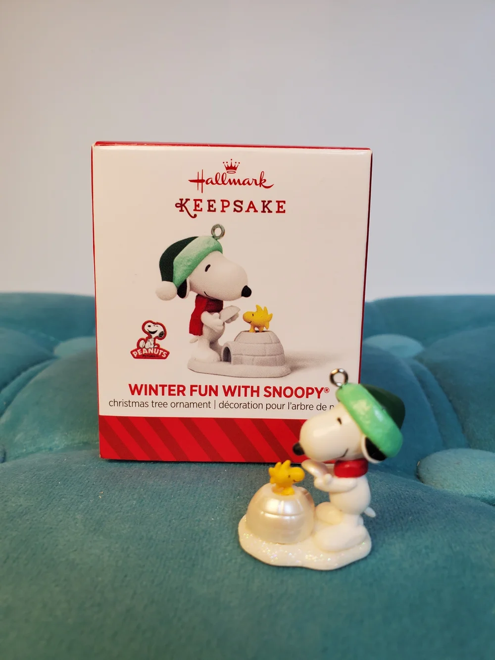 Hallmark Keepsake Mini Ornament Winter Fun with Snoopy 17th Series 2014 QXM8503